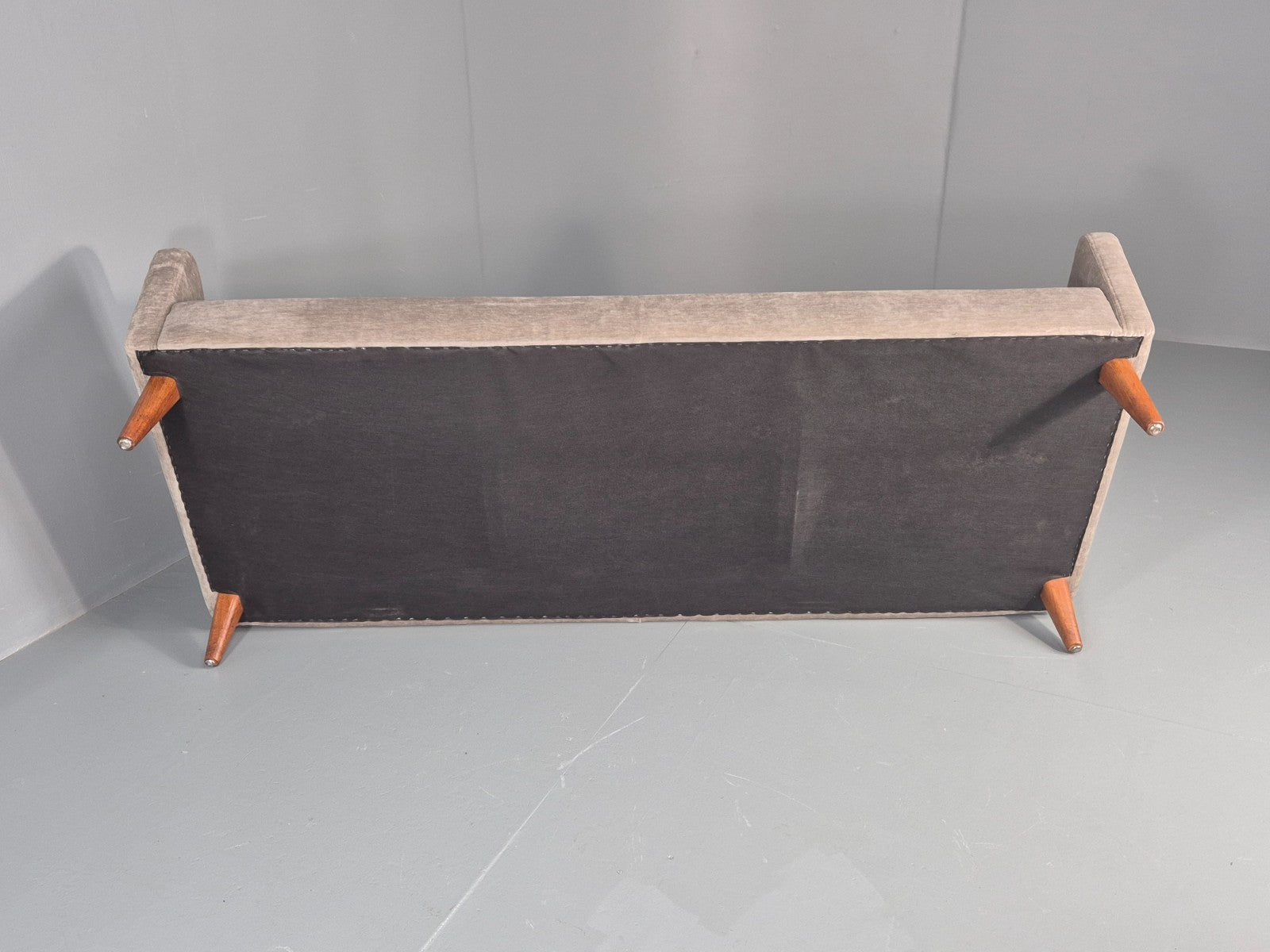 Vintage Danish 3 Seat Settee Mid Century 1960s New Upholstery EB11820 M3SS10