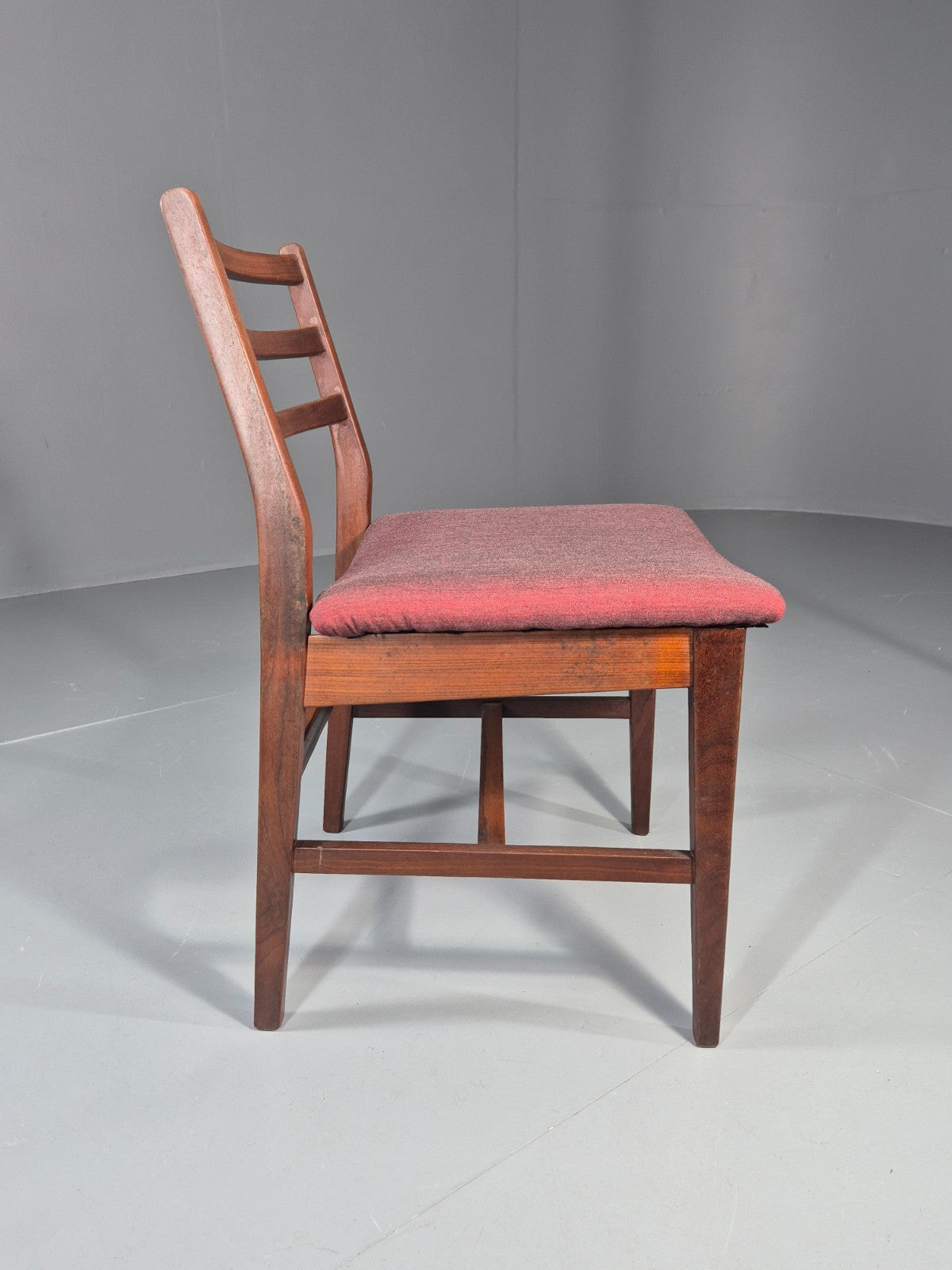 Danish Mid Century Dining Chair in Teak 1970s New Upholstery Retro EB11525 MDIN5