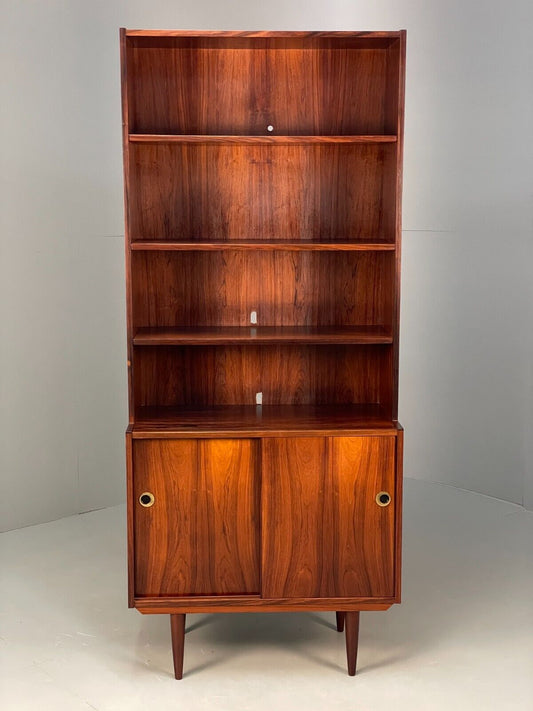 Vintage Danish Mid Century Tall Rosewood Unit Shelving EB8155 MWOO - UKDK FURNITURE