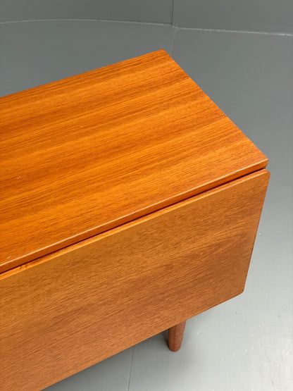 Vintage Teak Media Unit Drop Door Cabinet By Beaver & Tapley EB9743 MWOO - UKDK FURNITURE