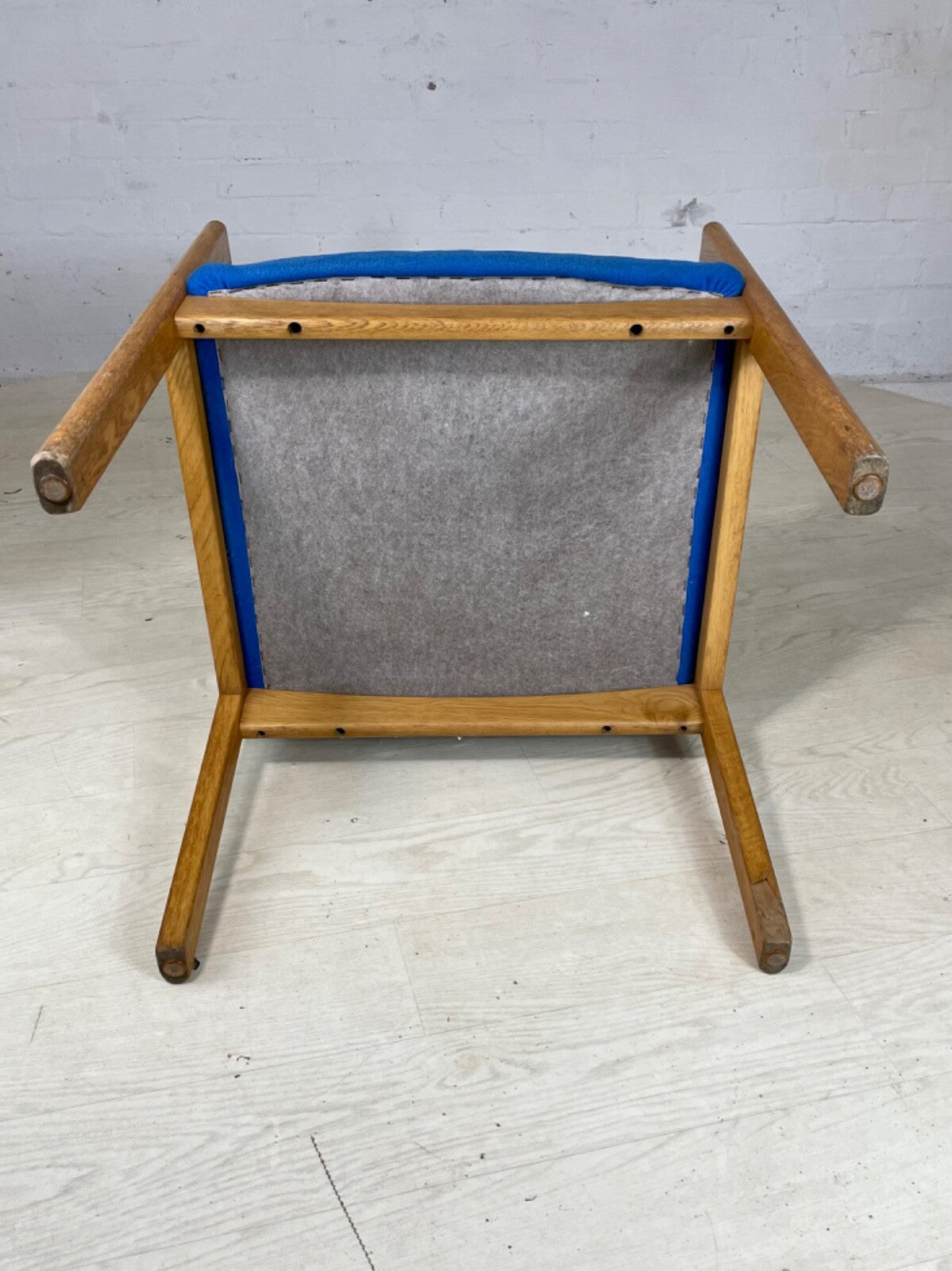 Oak Framed Desk Chair 1980s Vintage Magnus Olesen Style Retro EB4043 MDIN7