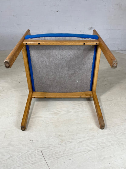 Oak Framed Desk Chair 1980s Vintage Magnus Olesen Style Retro EB4043 MDIN7