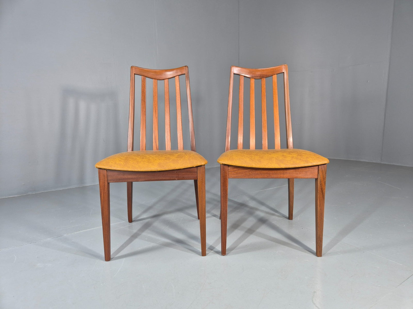 2 Vintage G Plan Dining Chairs 1970s Retro Teak Fresco Range MCM EB11741 MDIN4