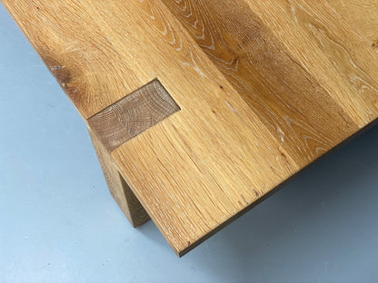 Solid Oak Coffee Table Japanese Style By Ludwik Styl Modern EB10878 MWOO7