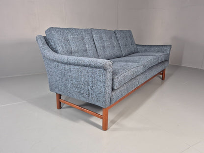 Vintage Three Seater Sofa 1960s Danish New Upholstery Mid CenturyEB11479 M3SS9