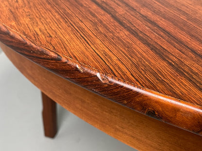 Vintage Extending Dining Table Circular 1960s Danish N.C Møbler EB10914 MWOO11