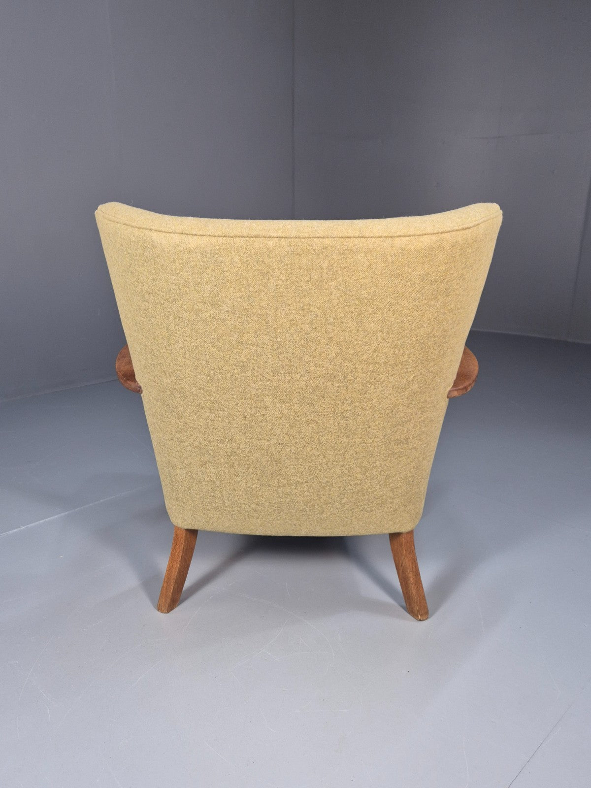 Vintage Danish Lounge Chair Kjaernulf Style New Upholstery  1970s EB6439 MNOR8