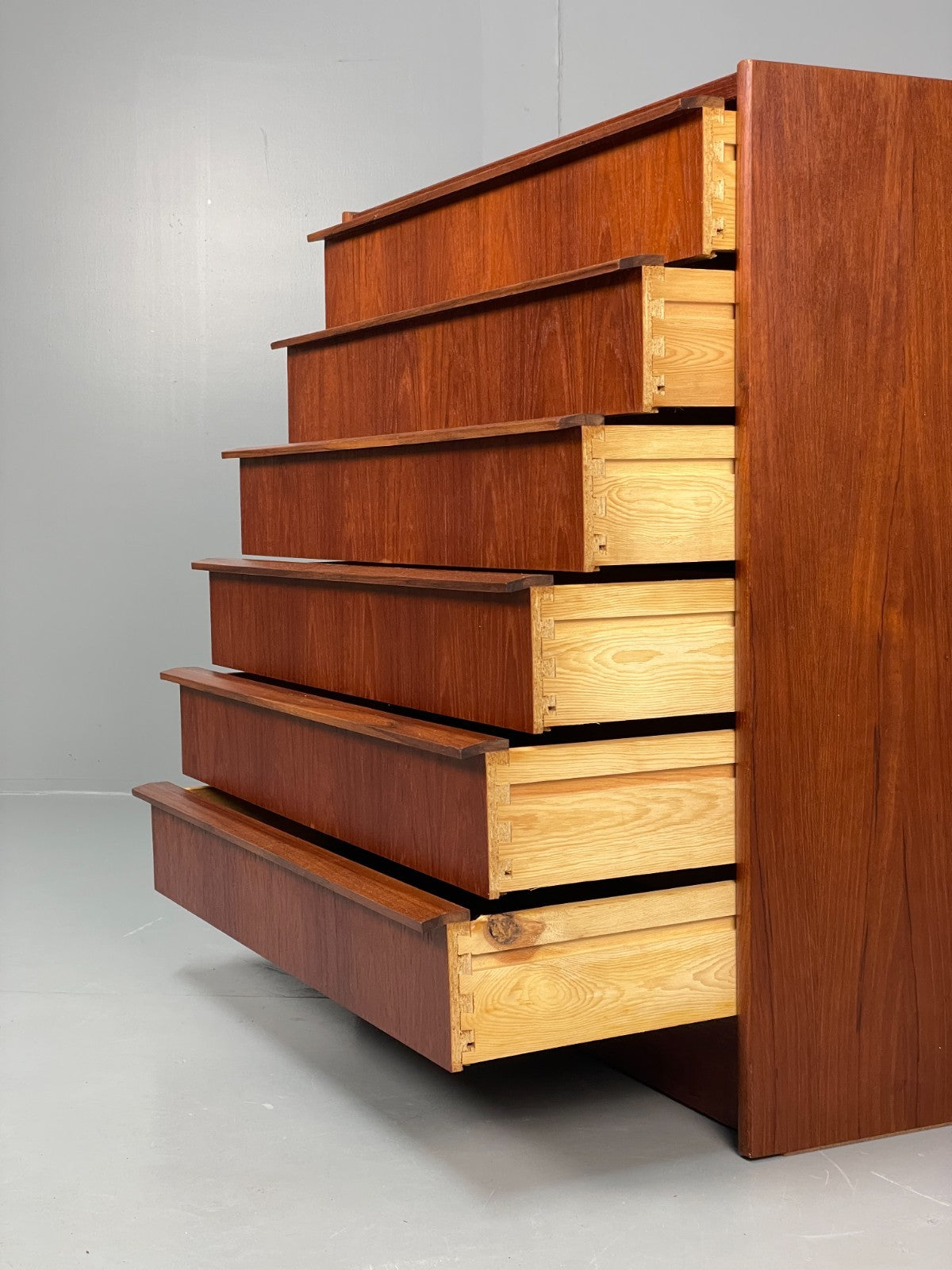Vintage Chest Of Drawers Teak 1960s Danish Retro Storage MCM EB10868 MWOO7