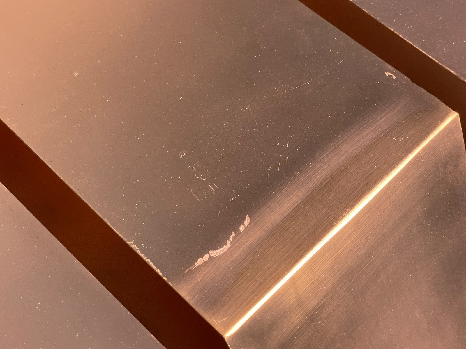 Hexagonal Wall Shelving Rose Gold Modern Metal EB10592 MWOO12