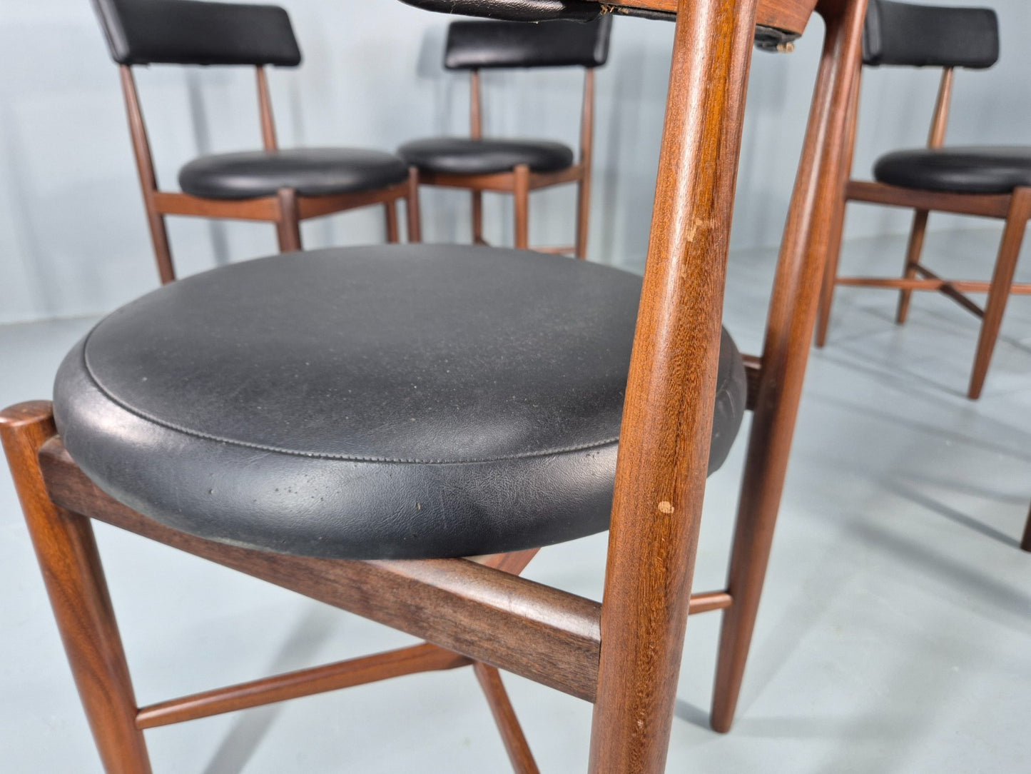 6 Vintage G Plan Circle Chairs 1970s Retro Mid Century Design Teak  EB11890 MDIN17