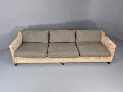 Vintage 4 Seater Settee Velvet and Wool Upholstery Modern Design EB11669 M4SS4