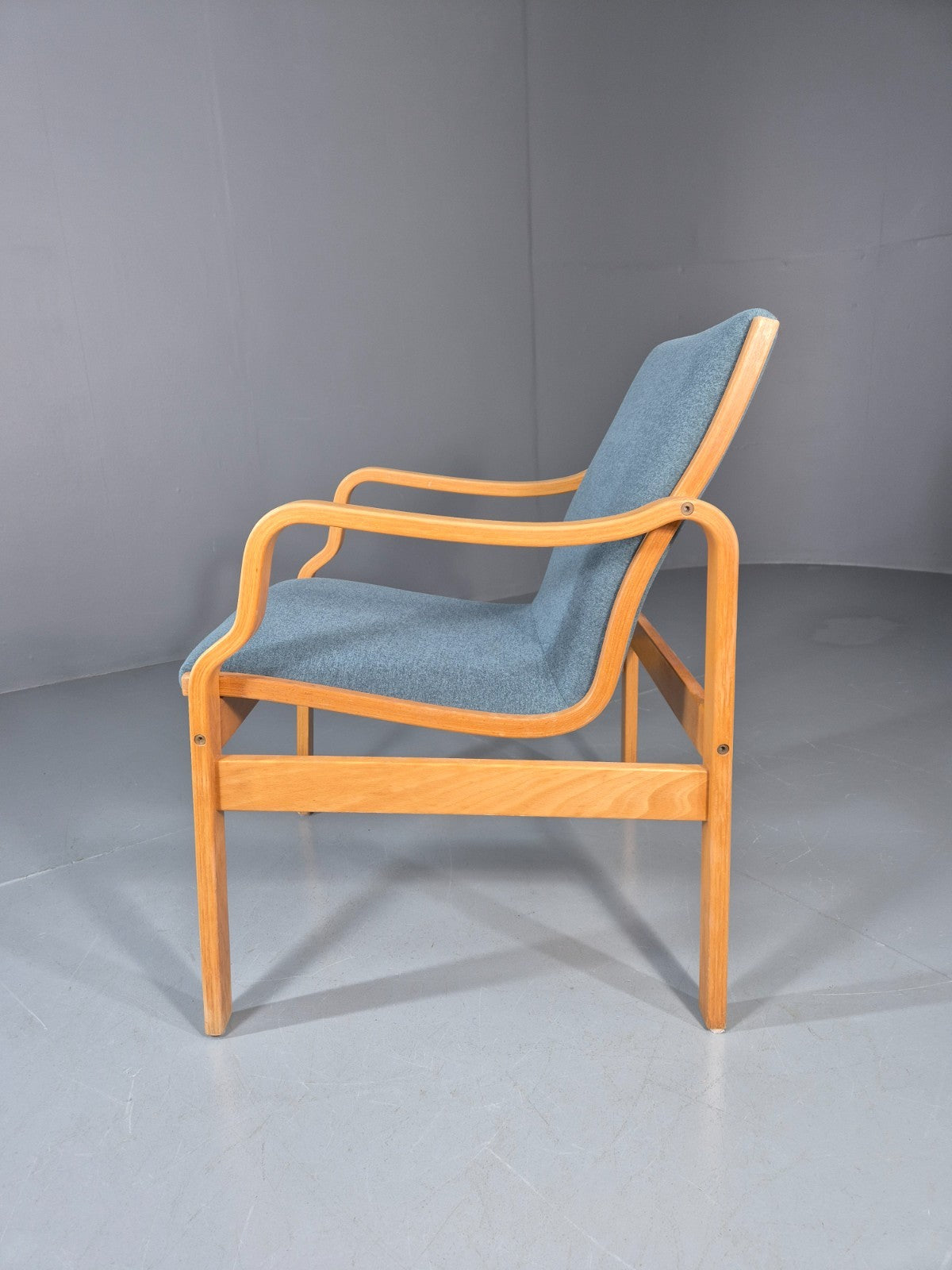 Vintage Bentwood Armchair Danish 1970 Retro Farstrup New Upholstery EB11212 MBEN7