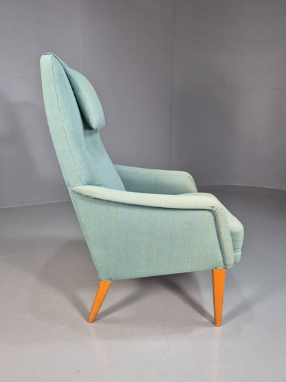 Midcentury Swedish Blue Lounge Chair By DUX 1960s Retro EB7662 MNOR - UKDK FURNITURE
