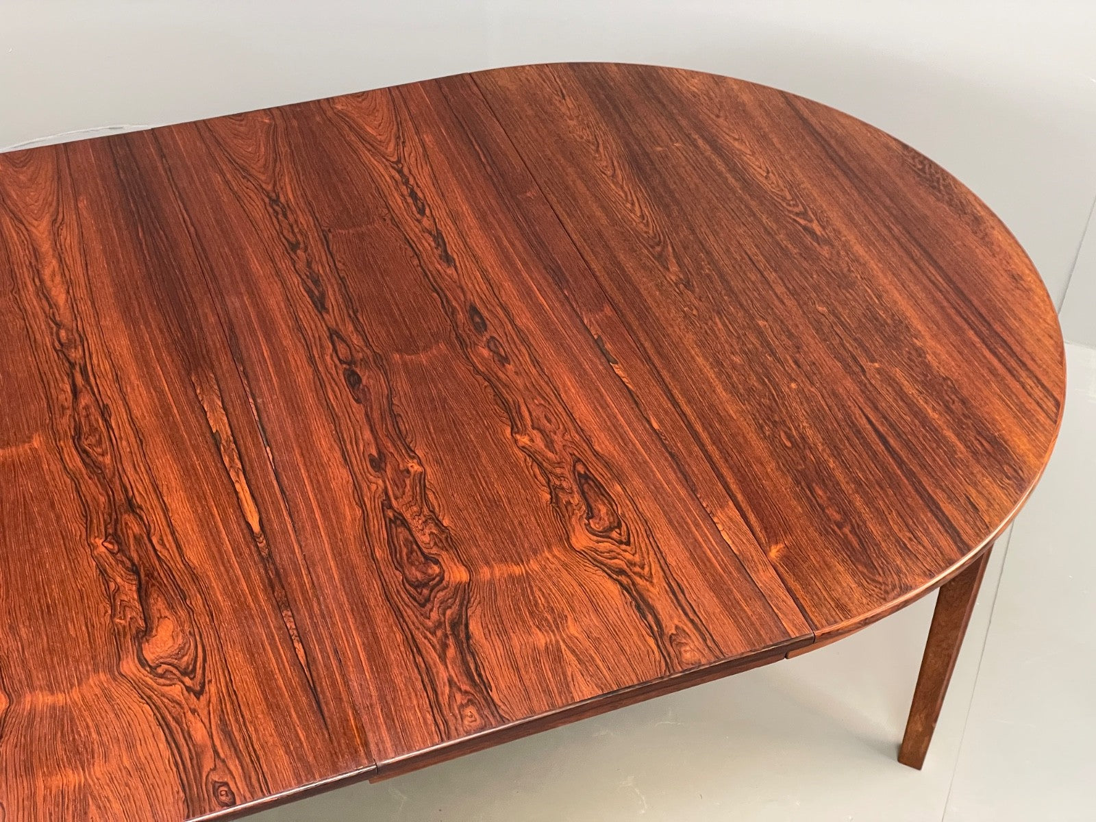 Vintage Extending Dining Table Circular 1960s Danish N.C Møbler EB10914 MWOO3