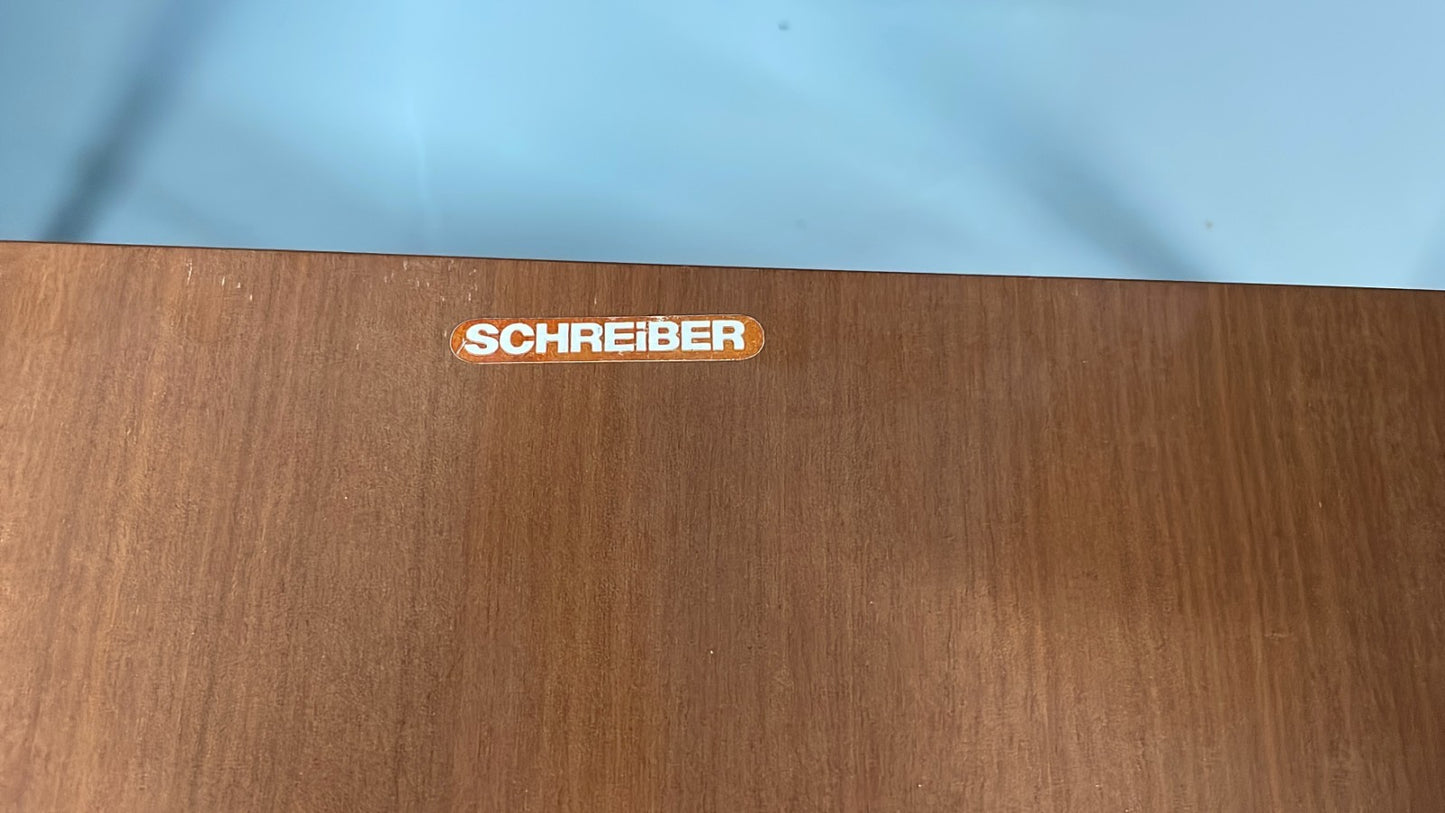 Vintage Extending Dining Table By Schreiber Melamine 1970s EB11513 MWOO13