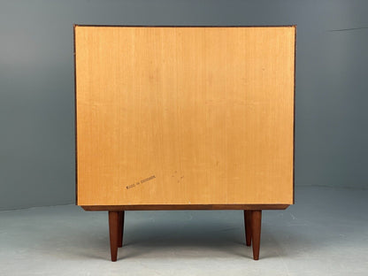 Midcentury Danish Bookcase Sliding Doors Torben B Nielsen Vintage EB8807 MWOO - UKDK FURNITURE