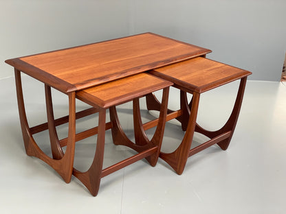 Vintage G Plan Teak Nest of Tables Astro Range 1970s Retro EB9530 MWOO - UKDK FURNITURE