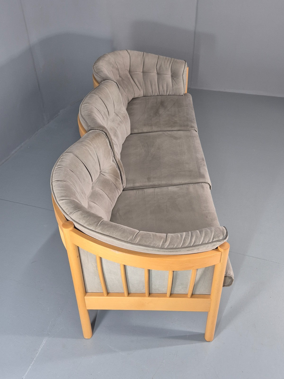 Vintage Three Seater Sofa 1980s Danish Nielaus Jeki Retro MCM EB11348 M3SS13