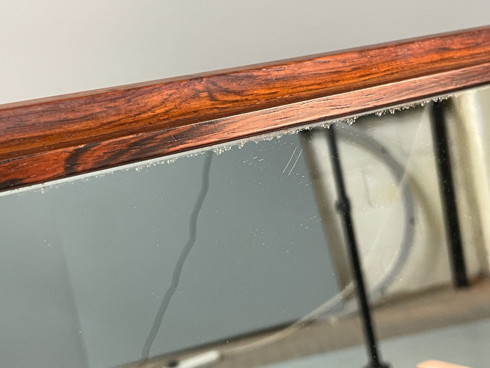 Vintage Compact Dressing Table 1970s Danish Retro Mirrored Storage EB10837 MWOO11