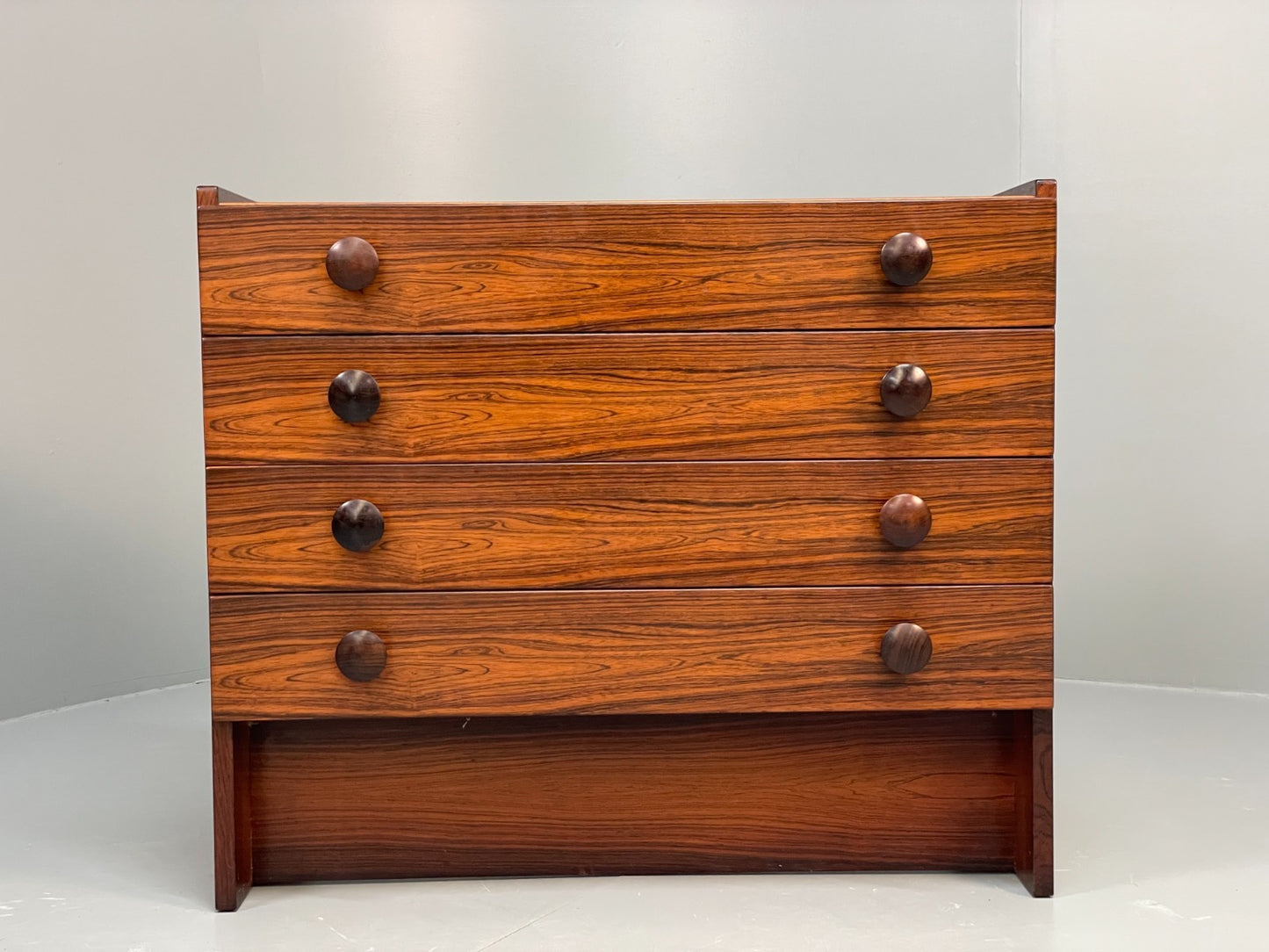 Vintage Chest Of Drawers - Danish 1970s Retro Curved Handles EB10833 MWOO1