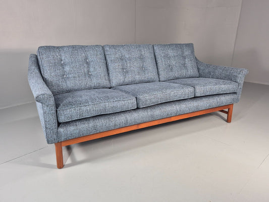 Vintage Three Seater Sofa 1960s Danish New Upholstery Mid CenturyEB11479 M3SS0