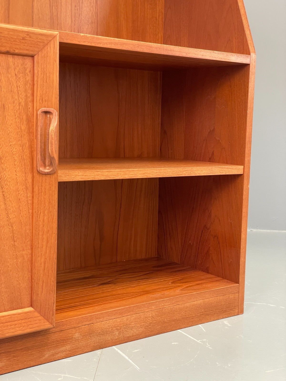 Vintage Teak Shelving Unit By G Plan Angled Cabinet Retro EB11853 MWOO12