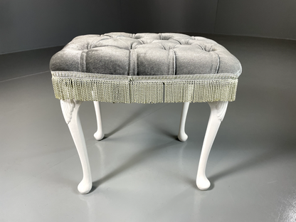 Vintage Bedroom Stool Kitsch 1980s Retro EB5708 VWOO1