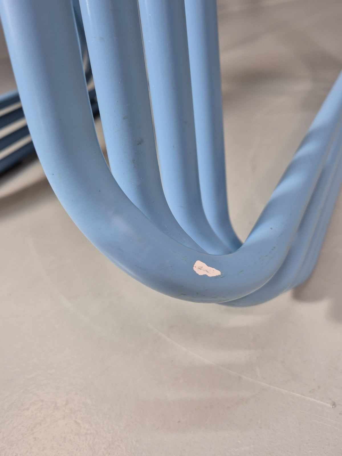 4 Naughtone Bounce Stacking Chairs Pale Blue Retro Style Vintage EB10932 MSTA4