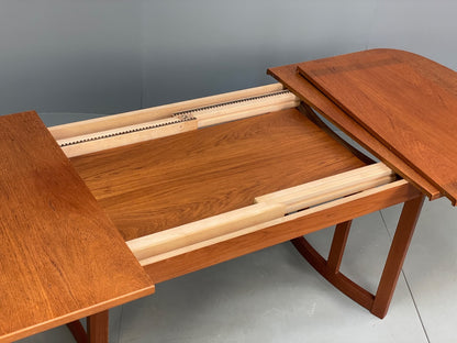 Vintage Teak Extending Dining Table By Troeds Sweden Retro EB10598 MWOO12