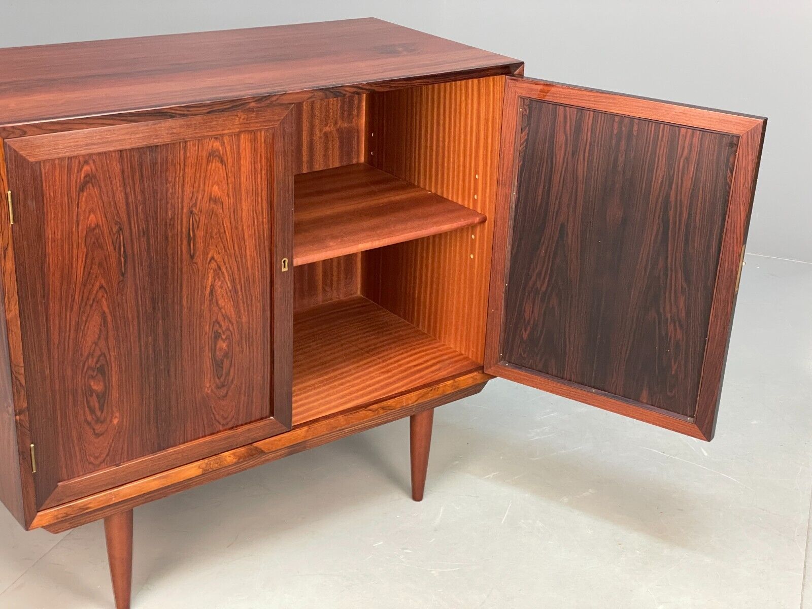 Vintage Danish Double Door Cabinet By LYBY Møbler Mid Century EB8844 MWOO - UKDK FURNITURE
