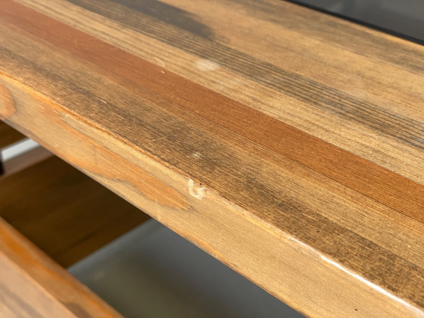 Vintage 1970s Coffee Table Pine & Glass By Hameen Kalustaja Finland EB11176 MWOO12