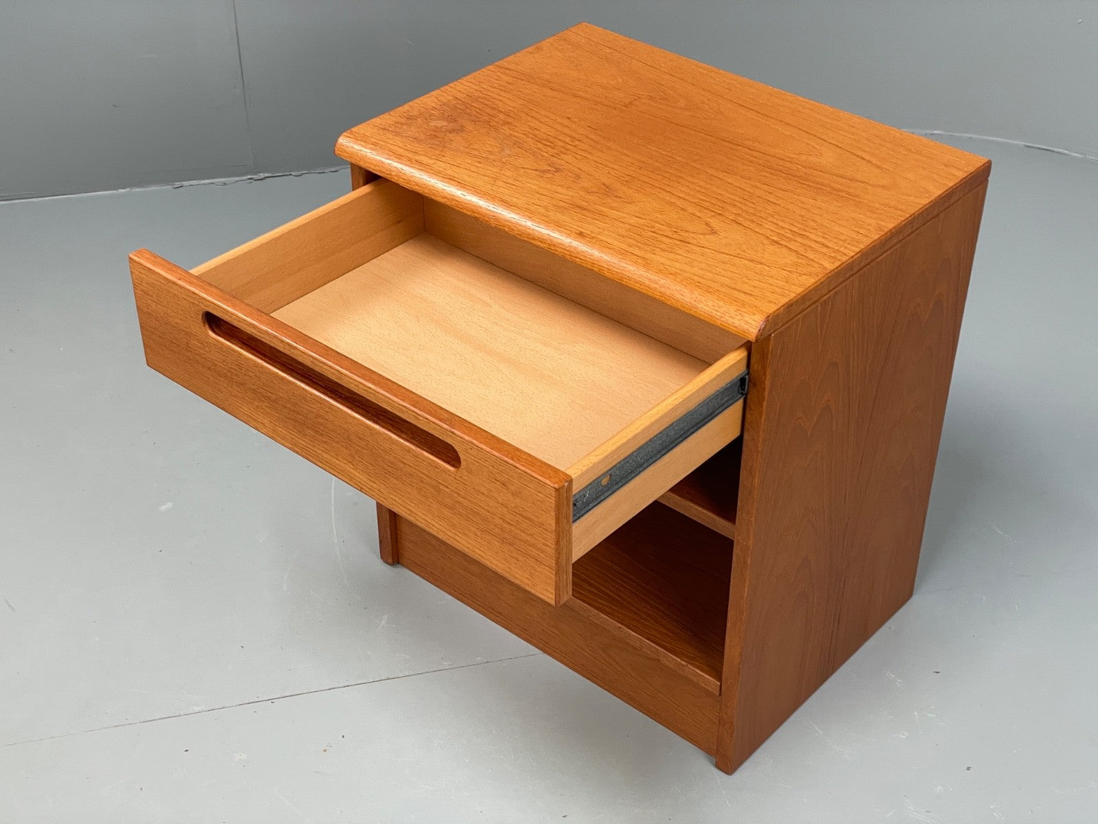 Vintage Teak Bedside Cabinet 1970s By Jesper Danish Drawer Retro EB11056 MWOO6