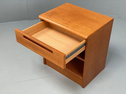 Vintage Teak Bedside Cabinet 1970s By Jesper Danish Drawer Retro EB11056 MWOO6