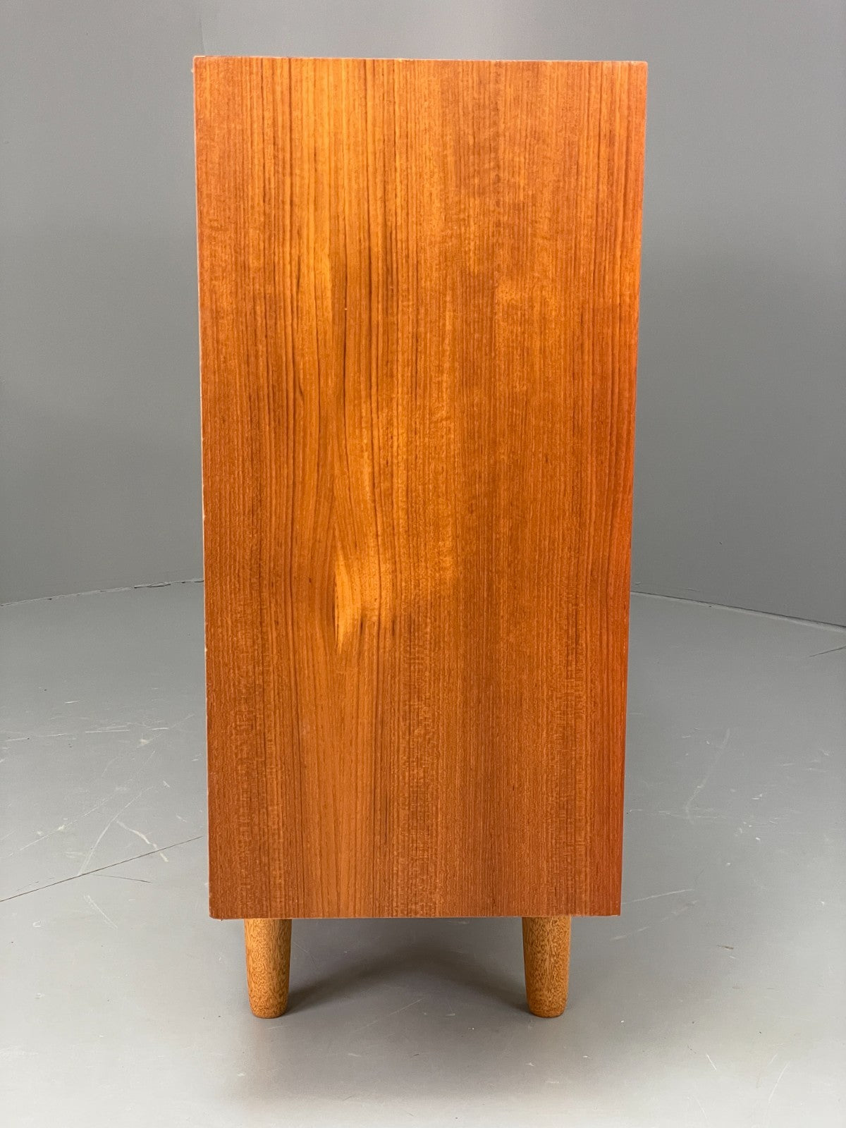 Vintage Teak Glazed Bookcase Danish 1970s Shelving Glass Retro EB11797 MWOO20