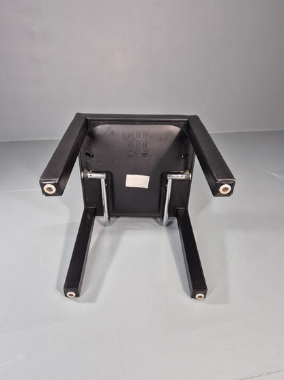 10 B&B Italia Chairs Black Leather Paolo Piva Arcalla Arcadia Range EB11470 MDIN15