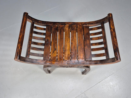 VIntage Reproduction Window Seat Hardwood Regency Style Primitive EB8956 VWOO - UKDK FURNITURE