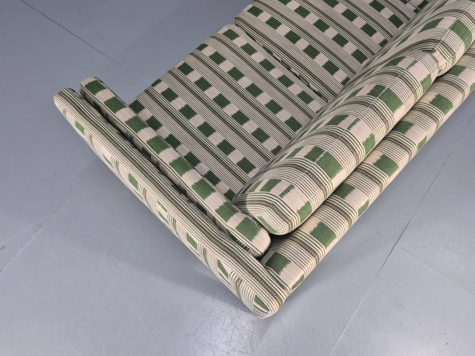 Mid Century Three Seater Sofa Danish Lost and Found Upholstery MCM EB10971 M3SS17