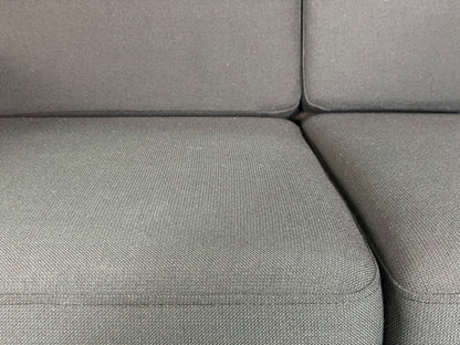 Modern Danish Sofa by Hurup Slate Grey Fabric Beech 1980s Style EB6120 M3SS12