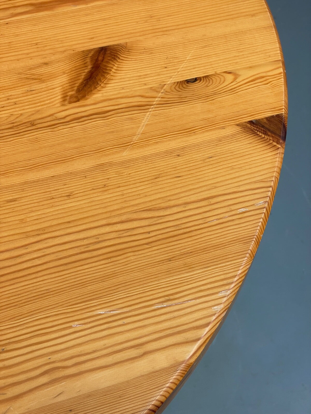 Vintage Round Solid Pine Dining Table By Hamlet Furniture 1970s EB9521 MWOO - UKDK FURNITURE
