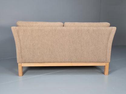 Vintage Danish Mid Century 2 Seat Sofa Beige Wool 1970s EB9668 M2SS - UKDK FURNITURE