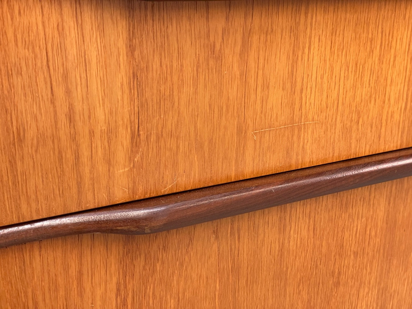Vintage Teak Media Unit 1970s Retro Drawer EB10010 MWOO - UKDK FURNITURE