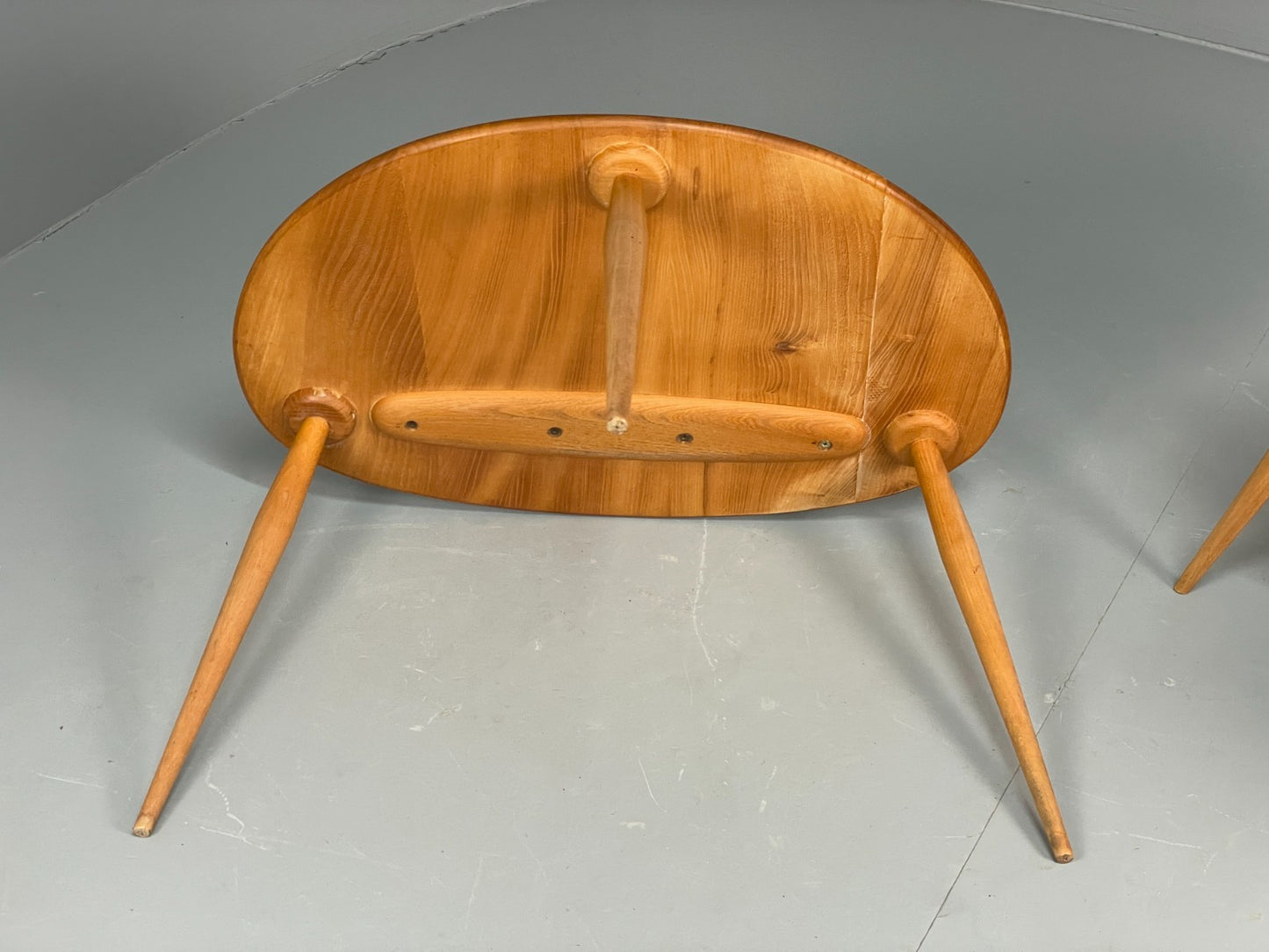 Ercol Pebble Nesting Tables Blonde Elm 1960s Mid Century Side Table EB11689 MWOO15