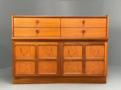 Vintage Nathan Teak Compact Sideboard Retro Drawer 1960s Mid Century EB9826 MWOO - UKDK FURNITURE