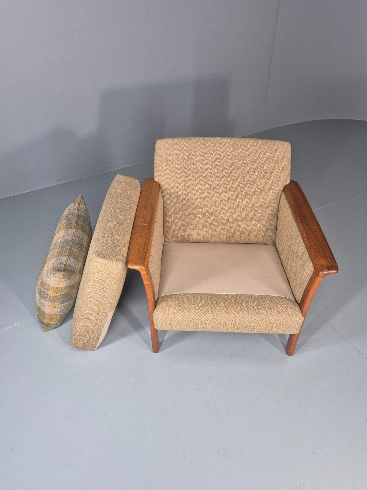 Mid Century Lounge Chair Vintage Broderna Andersson 1960s Swedish EB11133 MNOR6