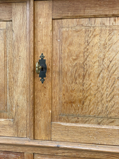 Vintage Solid Oak Sideboard - Henning Kjaernulf Style Danish 1970s EB10826 MWOO9