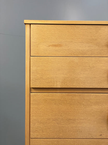 Vintage Oak Chest Of Drawers Mid Century 1960s By Limelight EB9770 MWOO - UKDK FURNITURE