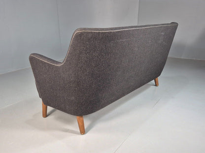 Vintage Danish 2 seat Sofa Dark Grey Mid Century Modern Retro 1950s EB8318 MNOR - UKDK FURNITURE
