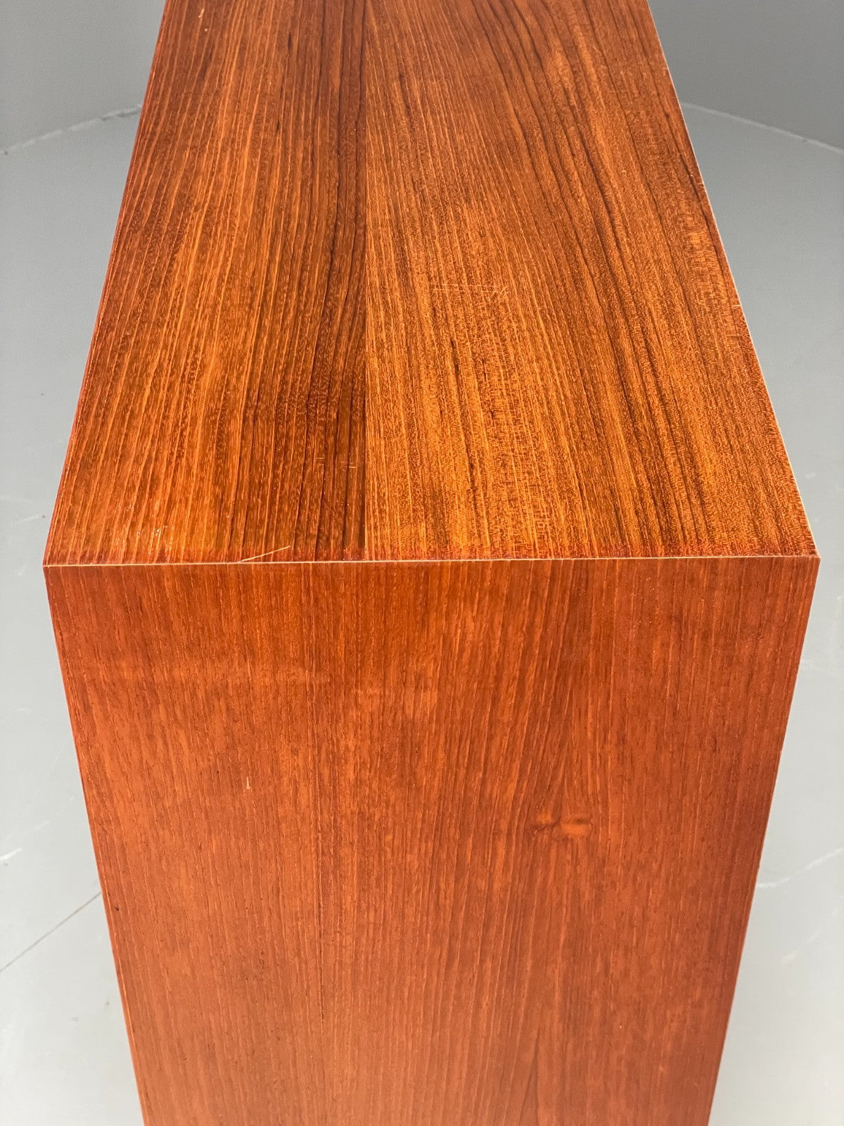 Vintage Teak Glazed Bookcase Danish 1970s Shelving Glass Retro EB11797 MWOO17