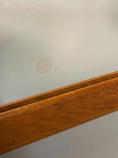 Vintage Teak Wall Mirror - 1960s Danish Mid Century Design EB10865 MWOO11