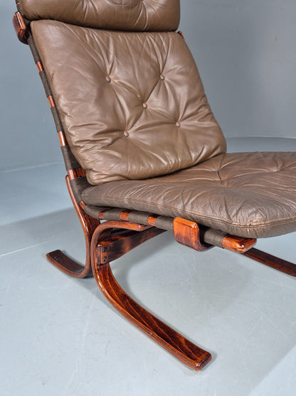 Vintage Danish Bentwood and Leather Lounge Chair 1970s Retro EB9348 MBEN - UKDK FURNITURE